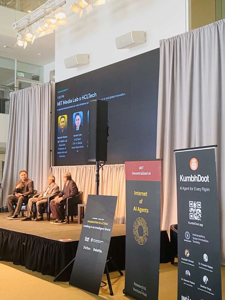 NANDA Summit: Presenting KumbhDoot & Agentic Web at MIT Media Lab